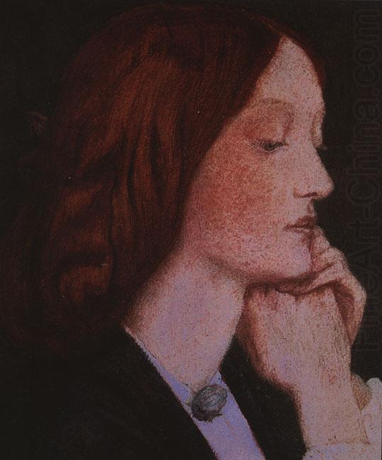 Portrait of Elizabeth Siddal, Dante Gabriel Rossetti